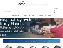 Tablet Screenshot of elavonconsumables.pl